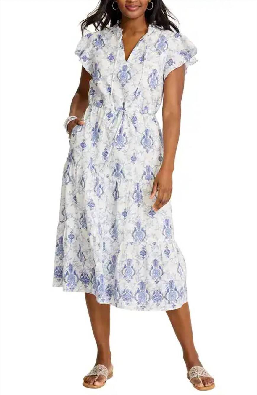 NEW TOMMY BAHAMA noble pineapple midi dress in white